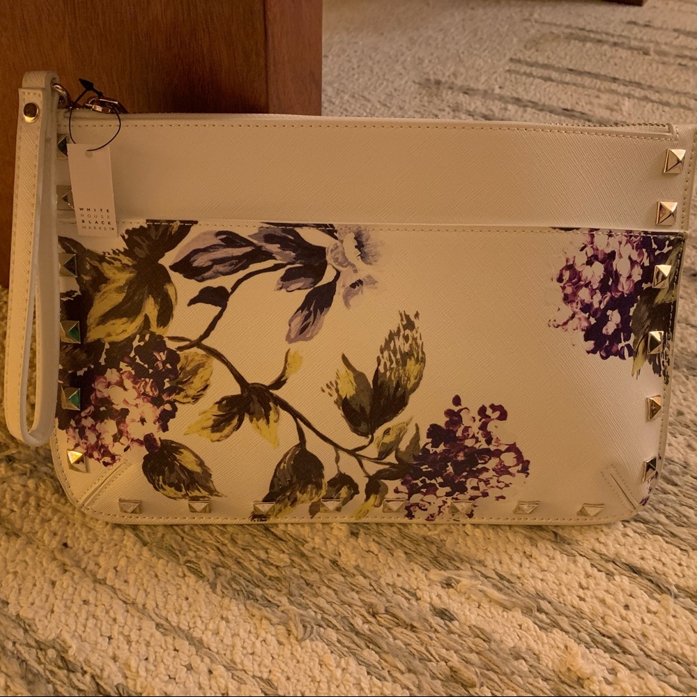 White House Black Market Clutch Purse NWT